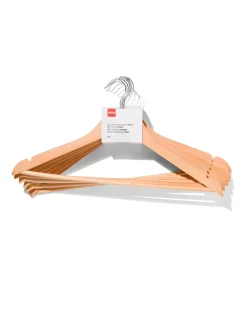 kledinghangers hout - 6 stuks
