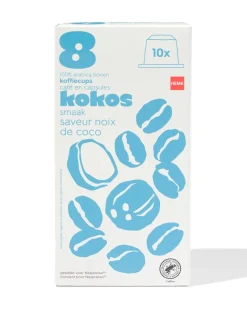 koffiecapsules kokos - 10 stuks