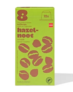 koffiecups hazelnoot - 10 stuks