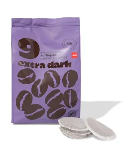koffiepads extra dark - 40 stuks