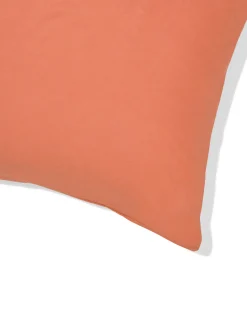 kussensloop 60x70cm zacht katoen oranjerood