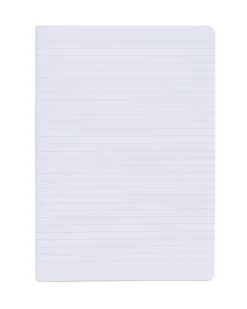 lijntjes navulling A5 voor notitieboek - 2 stuks
