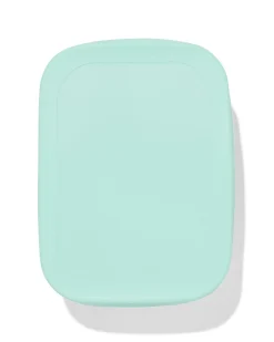lunchbox 18.9x14.3x5.8cm rvs lichtblauw