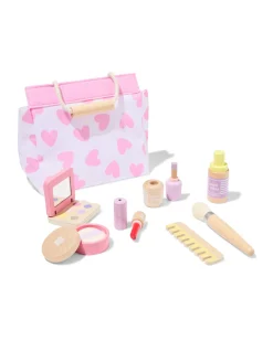 make-up set 21x19x12cm hout