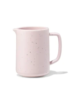 melkkan 180ml aardewerk spikkel roze