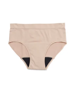 menstruatiehipster naadloos lichte absorptie beige