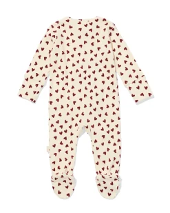 newborn boxpakje hartjes ecru