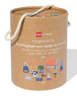 nijntje magnetische bouwtegels met vriendjes 52-delig