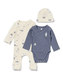 nijntje newborn set 3-delig ecru