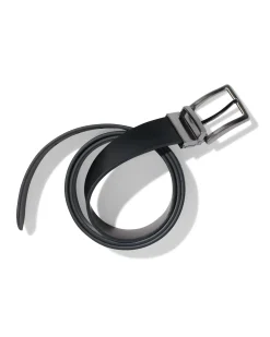 omkeerbare mannenriem 3.5cm zwart