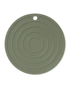 onderzetter ⌀19cm siliconen groen