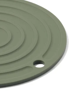 onderzetter ⌀19cm siliconen groen