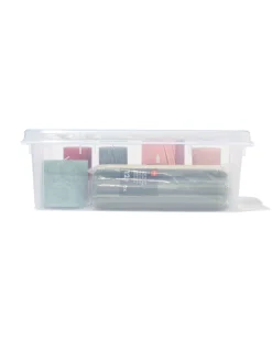 opbergbox 21L London transparant 50x39x18