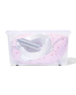 opbergbox 70L Paris transparant 72x40x38