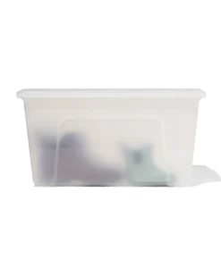opbergbox 45L Tokyo transparant 58x39.5x30 recycled