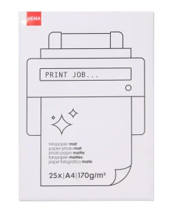 papier mat 170 grams 25 vel