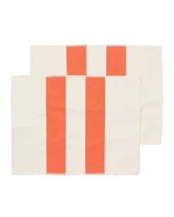 placemat 35x45cm katoen strepen - 2 stuks