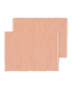 placemats 35x45 ribbel - 2 stuks