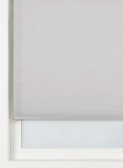 plisse dubbel lichtdoorlatend witte achterzijde grijs - HEMA
