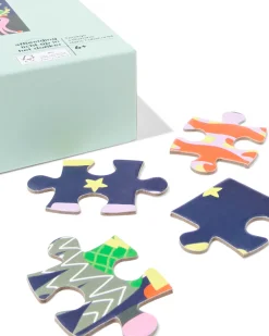 puzzel 50x34cm glow in the dark 96 stukjes