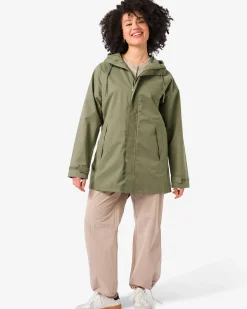 regenjas voor volwassenen khaki