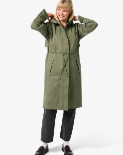 regenjas voor volwassenen khaki