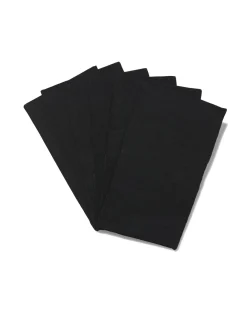 rekbare boekenkaften zwart - 6 stuks