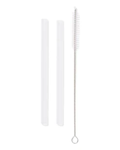 rietjes met schoonmaakborstel voor waterflessen van 430ml en 350ml