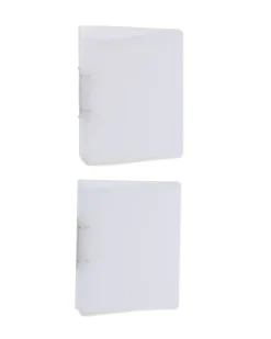 2-rings ringbandmappen A4 transparant - 2 stuks