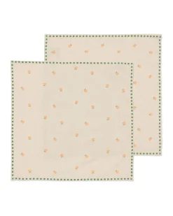 servet 45x45cm katoen fruit - 2 stuks