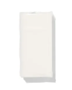 servetten 10x20cm papier wit - 10 stuks