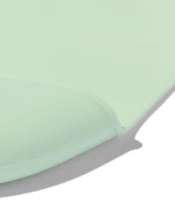 slabbetje met bakje groen