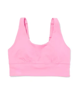 sportbh light support zonder beugel roze