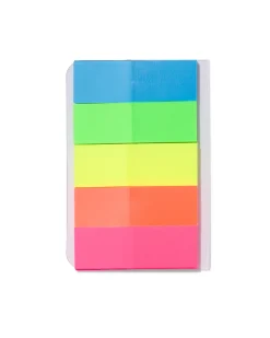 sticky bookmarks blokjes - 5 stuks