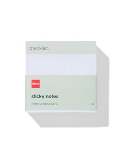 sticky notes blokjes met bedrukking 7.5x7.5 - 400 vel