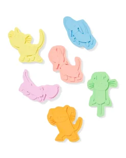 Takkie en Siepie gevormde waskrijtjes - 6 stuks