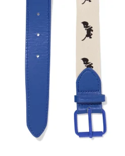 Takkie kinderriem 3cm blauw