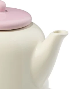 theepot 600ml keramiek bloem oor