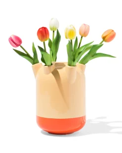 tulpenvaas Ø18.5x22cm perzik