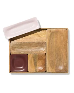 tweezijdige serveerplank 28.5x10cm mangohout