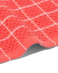 vaatdoekjes 30x30 katoen rood - 2 stuks