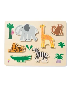 voelpuzzel 30x22cm wild hout
