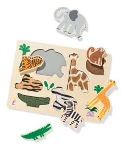 voelpuzzel 30x22cm wild hout