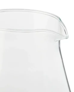 waterkan glas roze