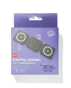 3 in 1 draadloos oplaadstation