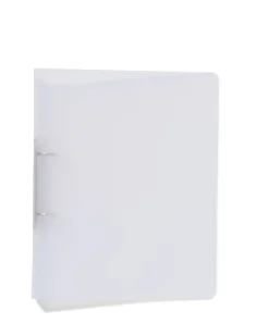 2-rings ringbandmappen A4 transparant - 2 stuks
